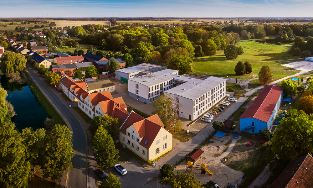 Luftbild Campus Blumberg